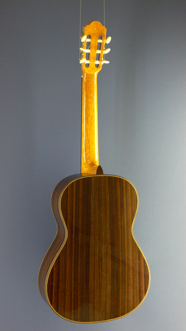 Rolf Eichinger Meistergitarre Fichte, Palisander, Baujahr 2007, Mensur 64 cm, Rückseite