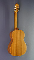 Spanische Konzertgitarre Ricardo Moreno Modell 1a Ricardo Moreno 1a klassische Gitarre, Mensur 64 cm, Fichten- oder Zederdecke, Mahagoni, Rückseite