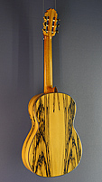 Konzertgitarre Ricardo Moreno Modell C-E Ricardo Moreno, Modell C-E, Konzertgitarre Fichten- oder Zederdecke, White Ebony, Rückseite