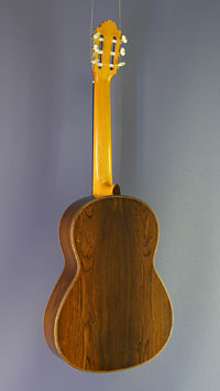 Bernd Martin classical guitar, spruce, rosewood, year 2015, back view