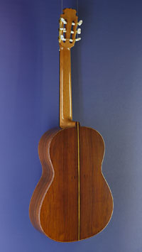 Dario Garcia Meistergitarre Zeder, Madagaskar Palisander, Mensur 65 cm, Baujahr 2021, Rückseite