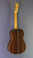 Kolya Panhuyzen Meistergitarre Fichte, Palisander, Mensur 65 cm, Baujahr 2016, Rückseite