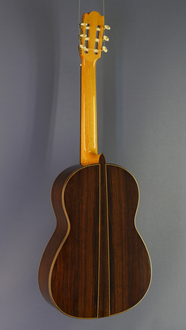 Lucas Martin Meistergitarre Zeder, Palisander, Mensur 65 cm, Baujahr 2015, Boden