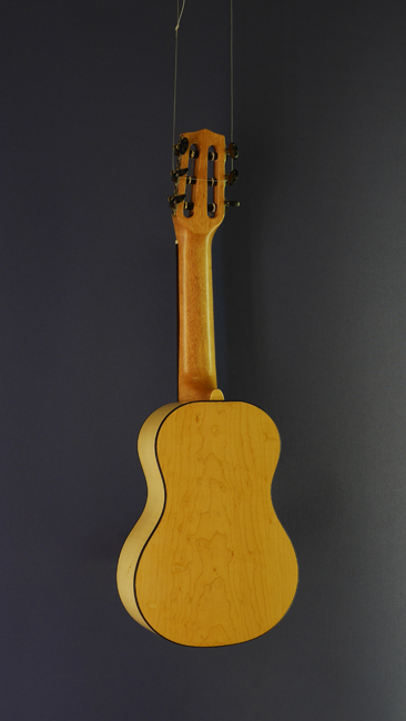 Stefano Robol Guitarlele cedar maple, scale 43.3 cm, back view