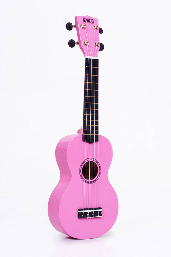 Sopran-Ukulele pink, mit Hülle
