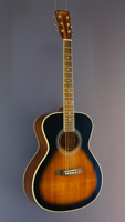 Kirkland Folkgitarre Folk Form, Zeder, Mahagoni, sunburst Finish